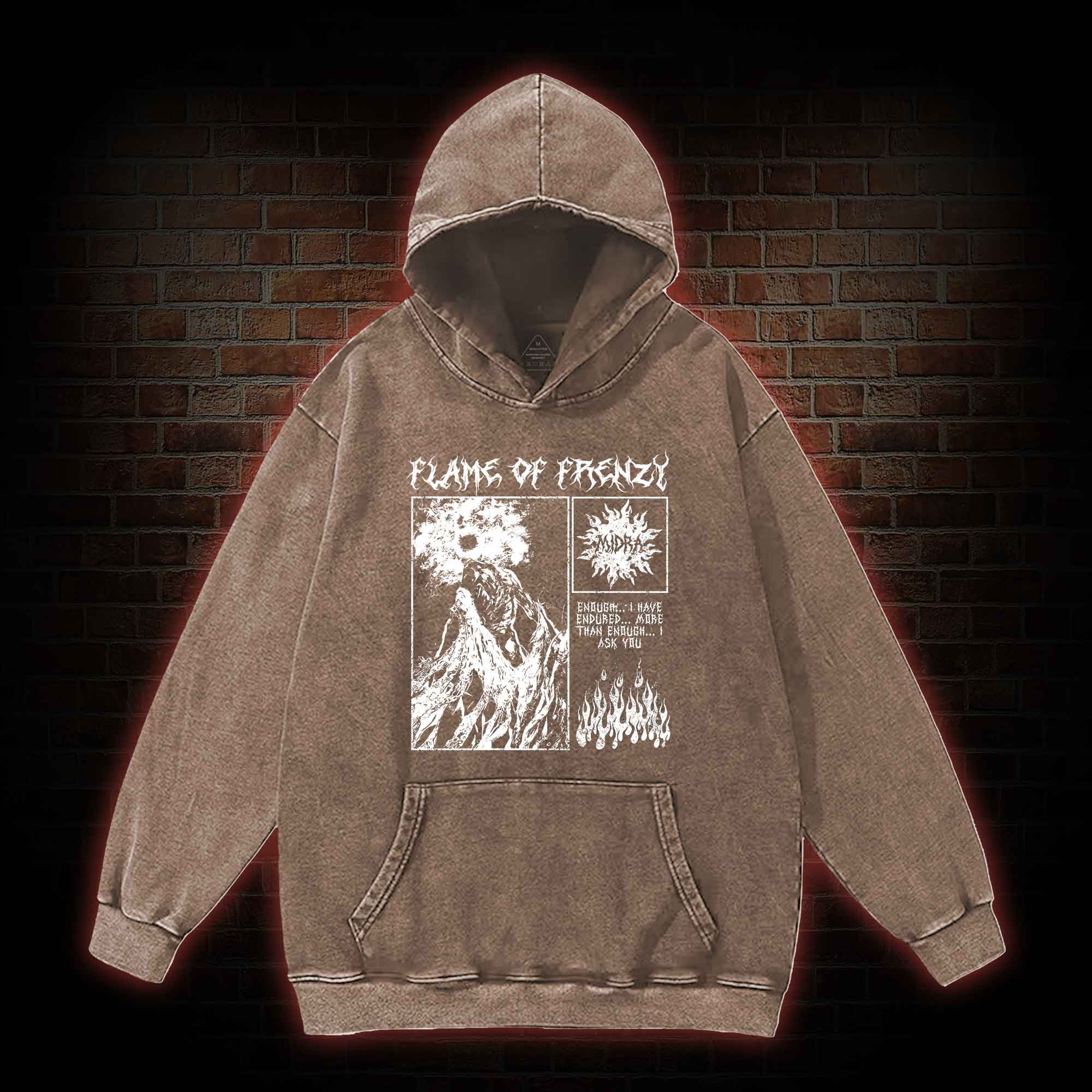 I Ask You Forgive Me Washed Hoodie