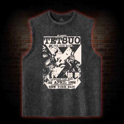 Mutate The Whole World into Metal Washed Tank Top