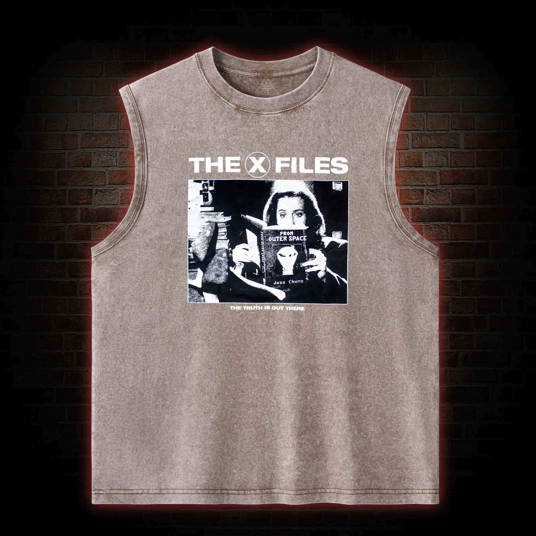 The Truth Is Out There Washed Tank Top