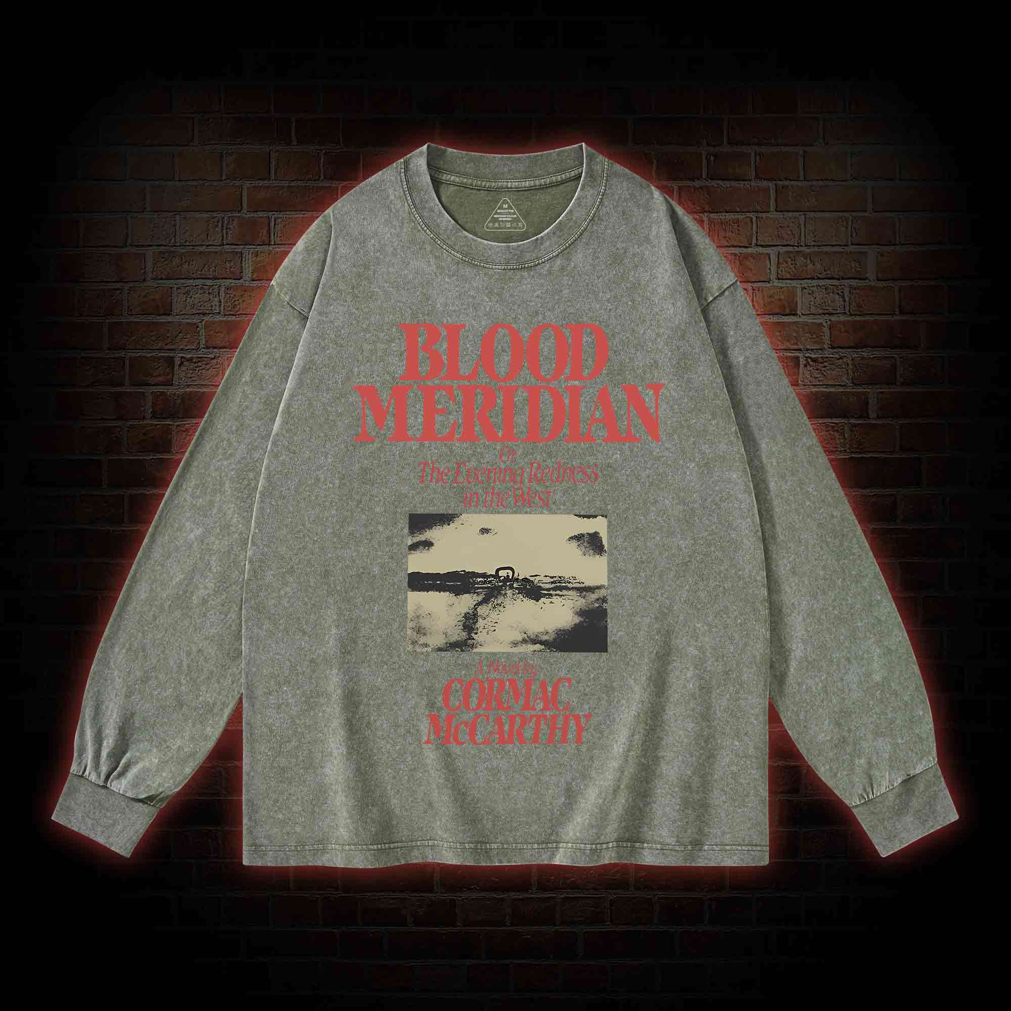 Blood Meridian Retro Washed Long-Sleeve T-shirt