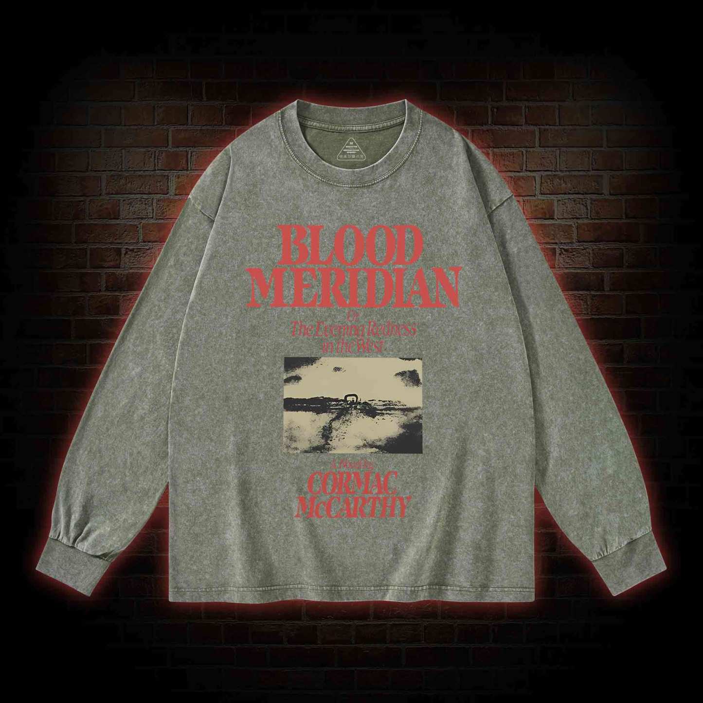 Blood Meridian Retro Washed Long-Sleeve T-shirt
