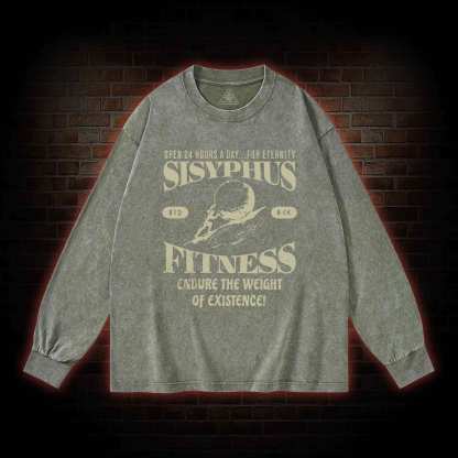 Sisyphus Fitness Washed Long-Sleeve T-shirt
