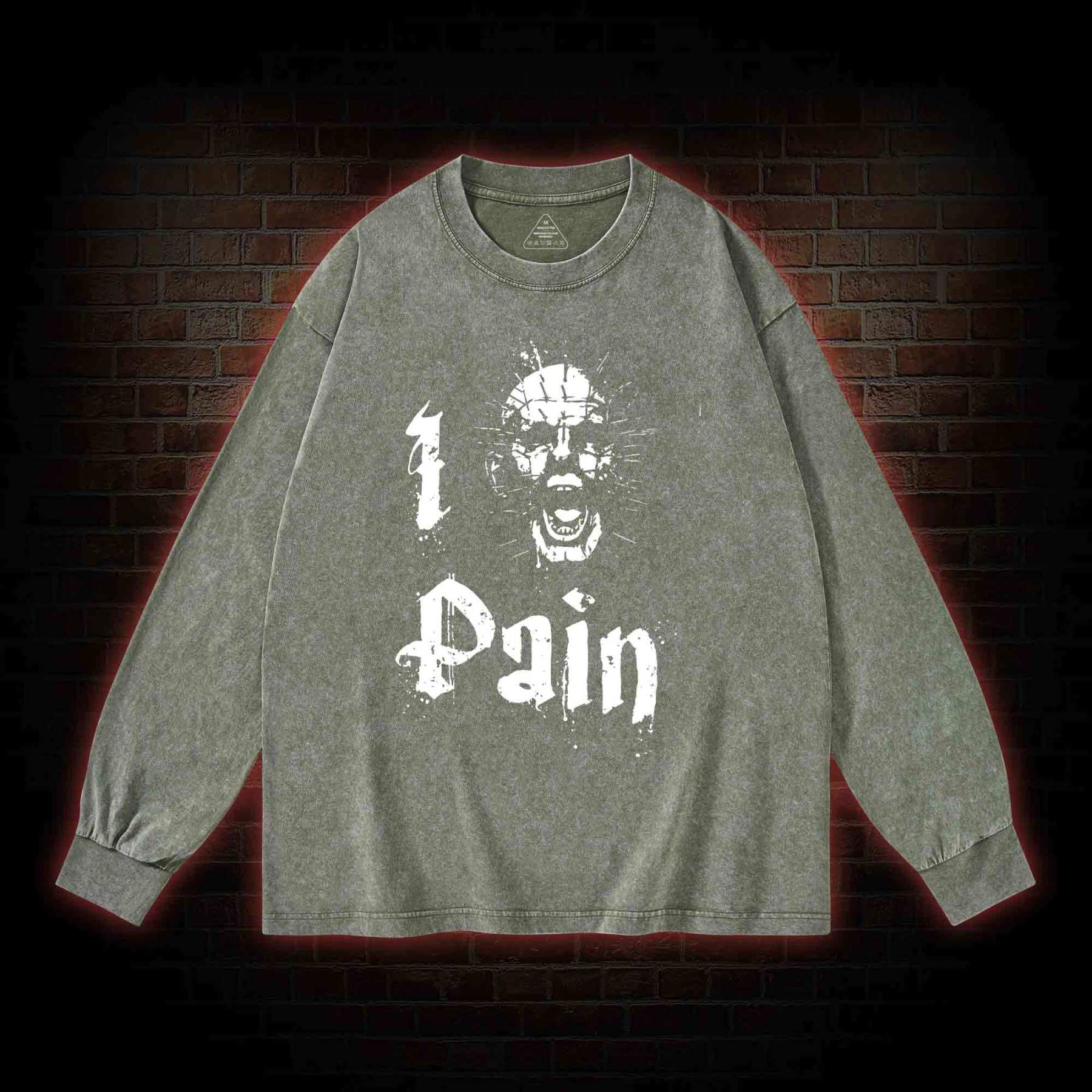  I Pain Washed Long-Sleeve T-shirt