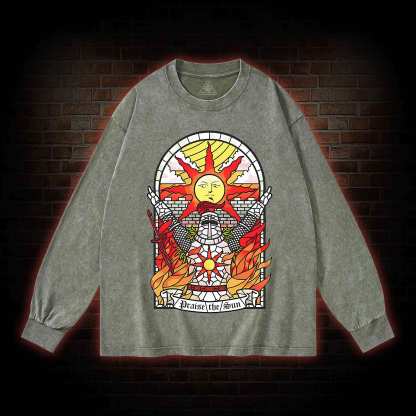 Praise the Sun Washed Long-Sleeve T-shirt