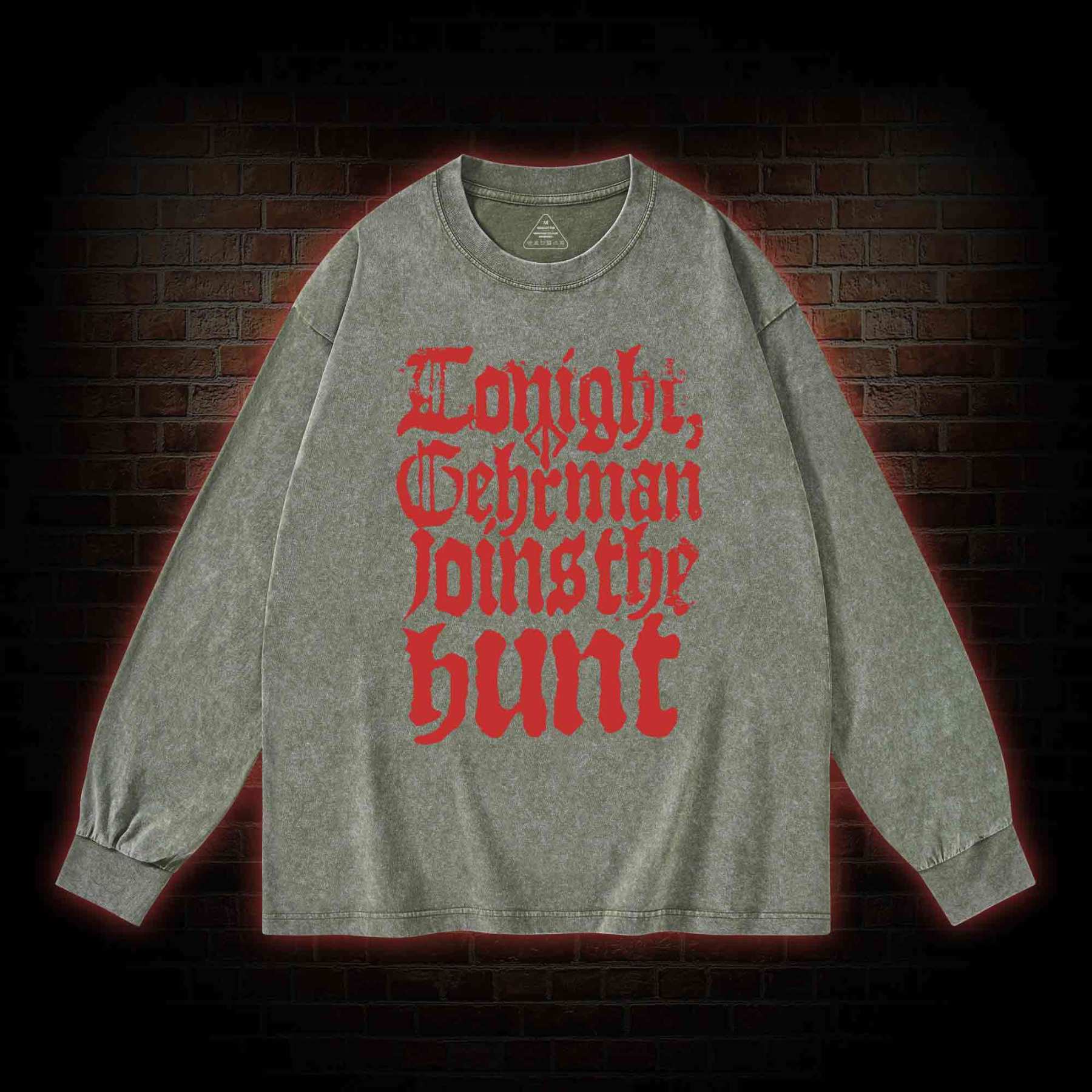 Gehrman Joins The Hunt Washed Long-Sleeve T-shirt