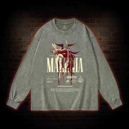 Cursed Goddess Washed Long-Sleeve T-shirt