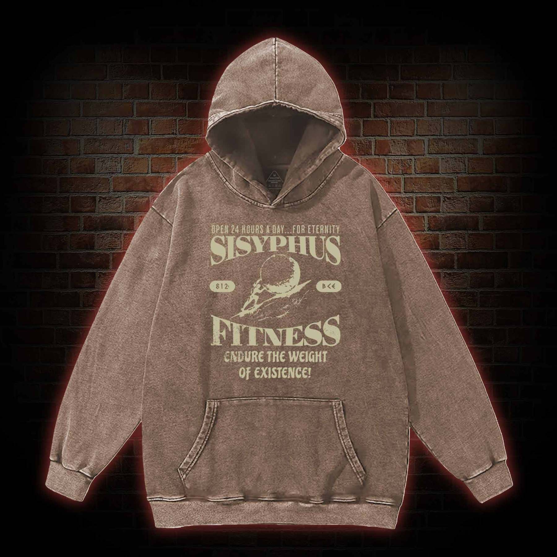 Sisyphus Fitness Washed Hoodie