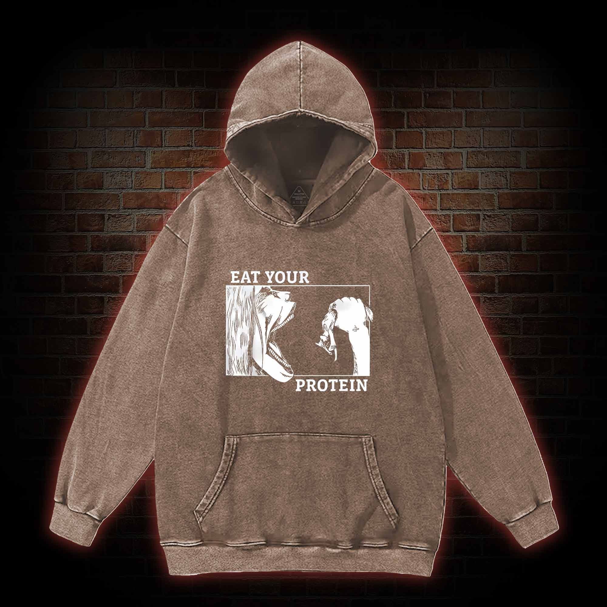 Eat Your Protein Washed Hoodie