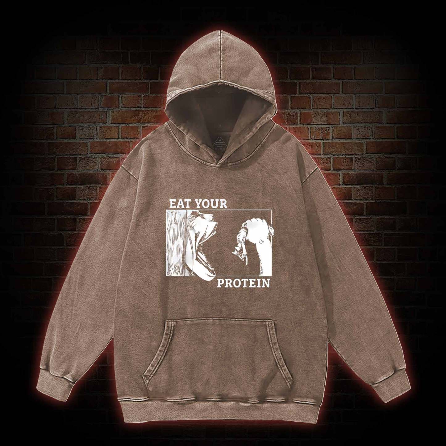 Eat Your Protein Washed Hoodie