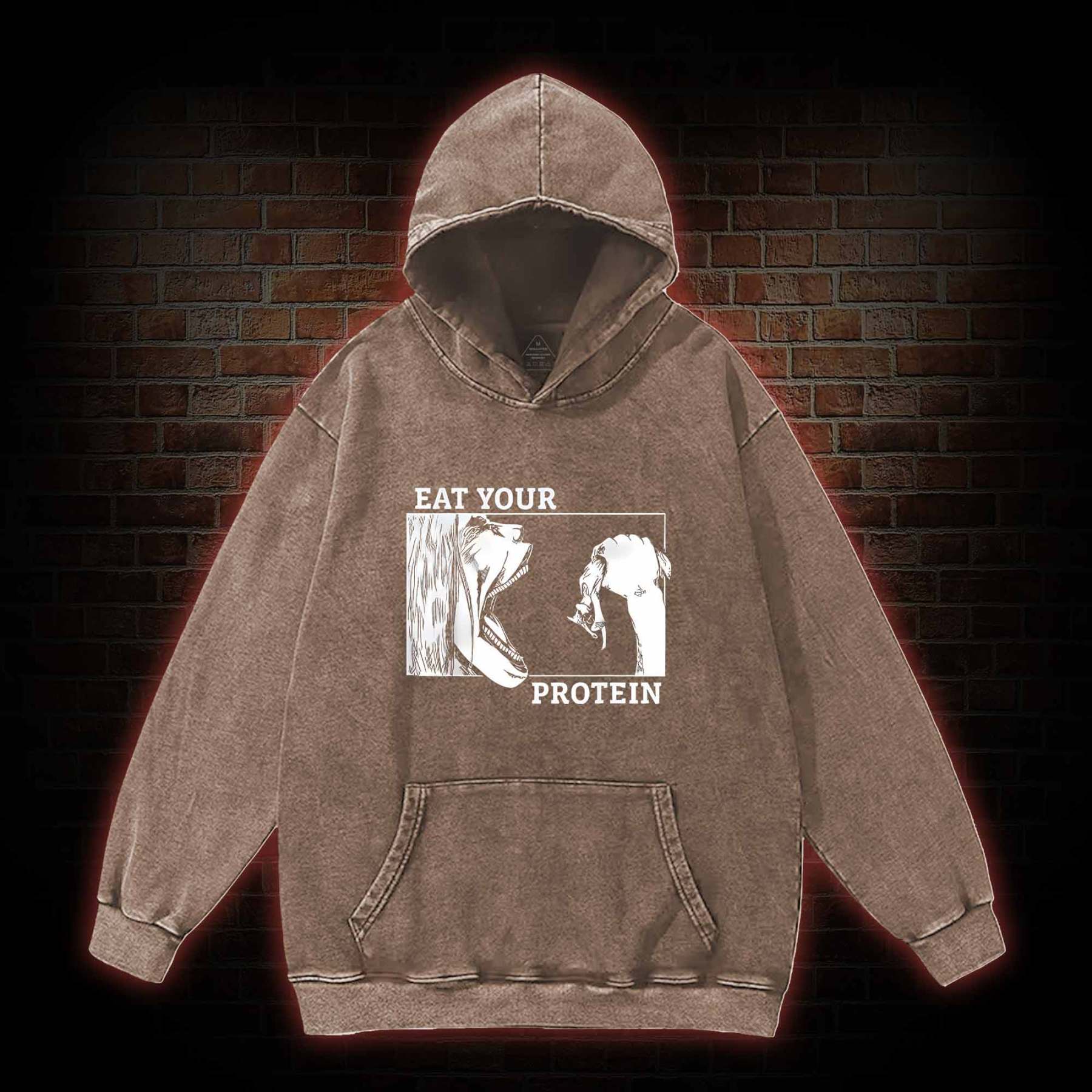 Eat Your Protein Washed Hoodie