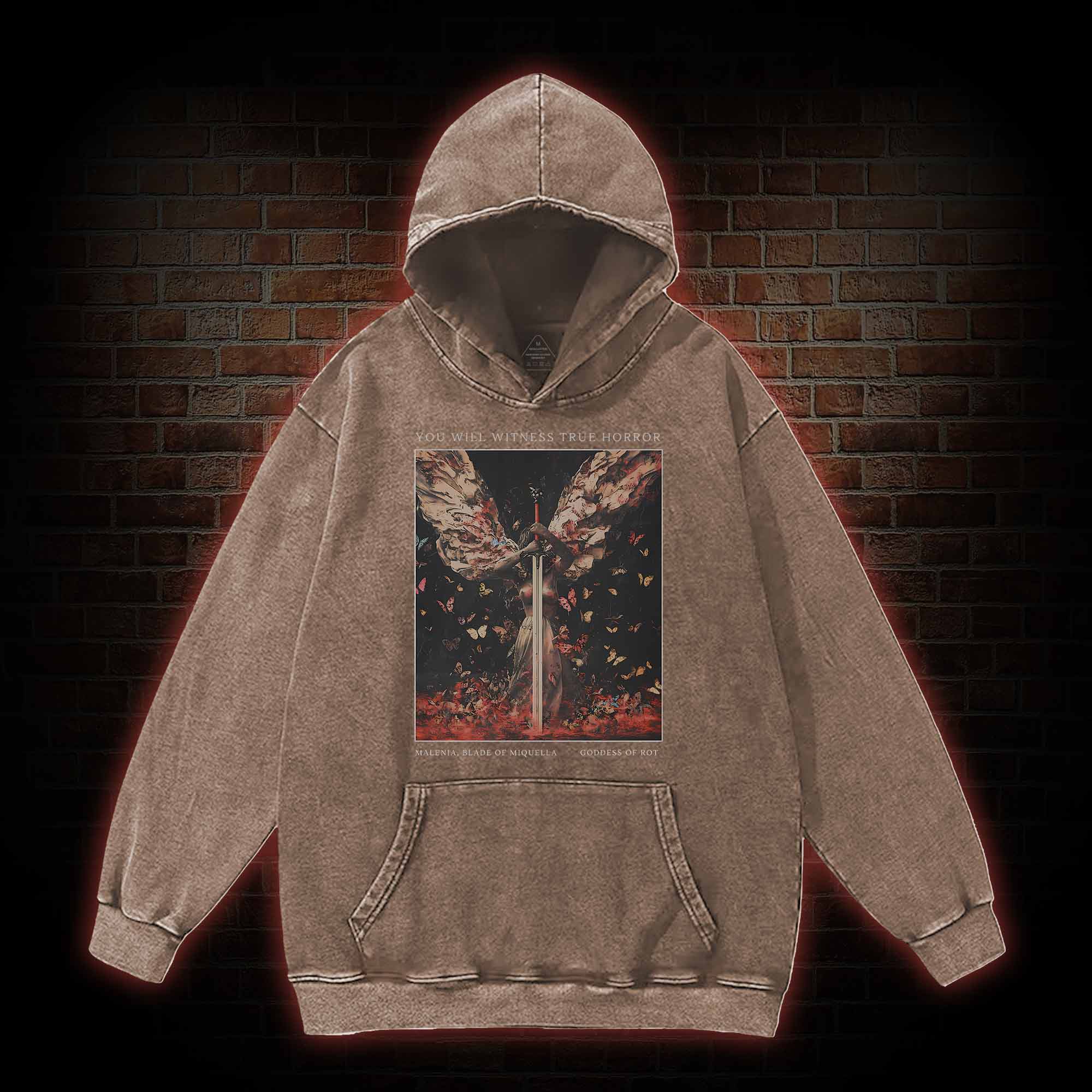 Goddess of Rot Washed Hoodie