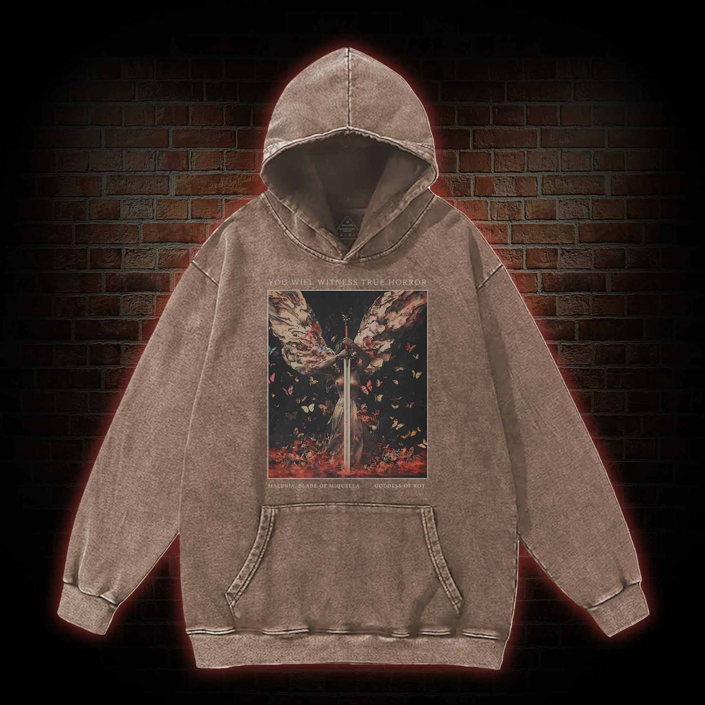 Goddess of Rot Washed Hoodie