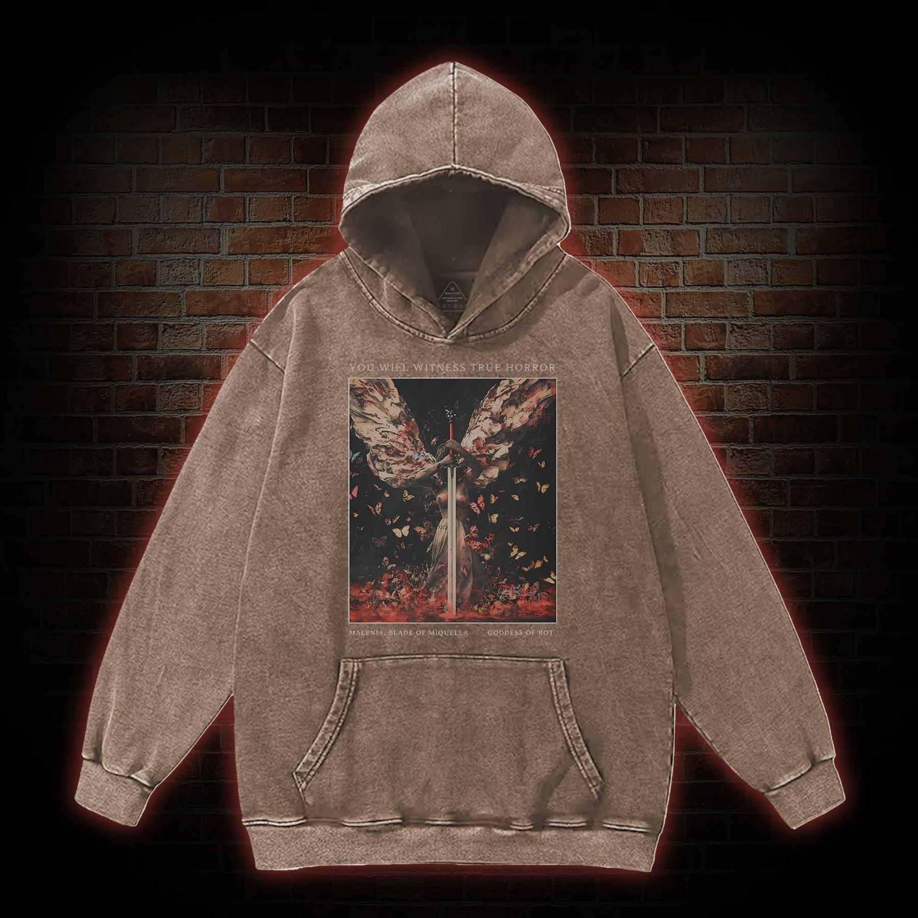 Goddess of Rot Washed Hoodie