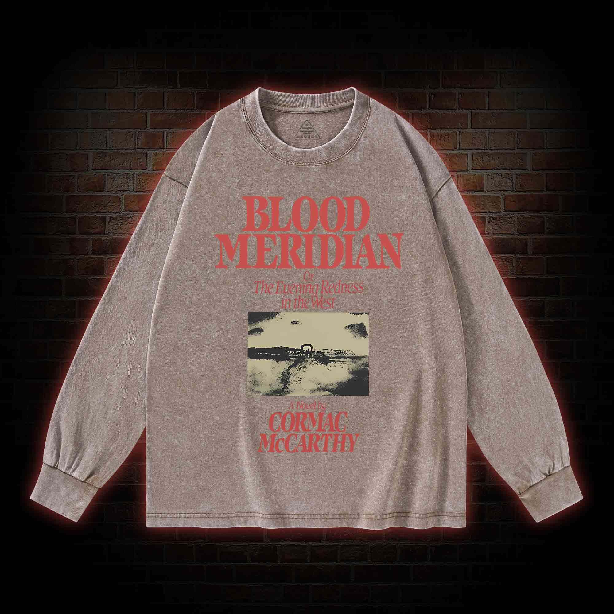 Blood Meridian Retro Washed Long-Sleeve T-shirt