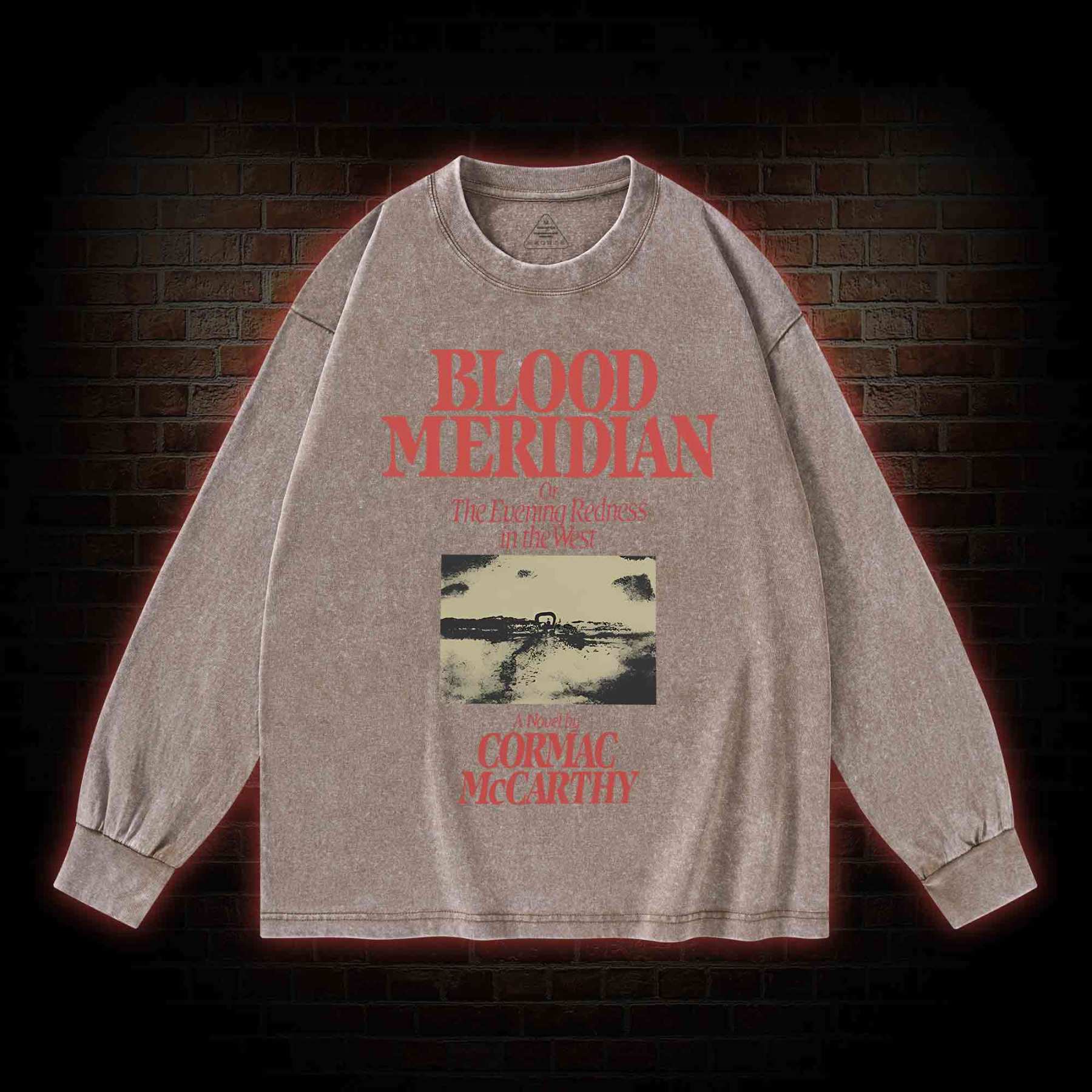 Blood Meridian Retro Washed Long-Sleeve T-shirt