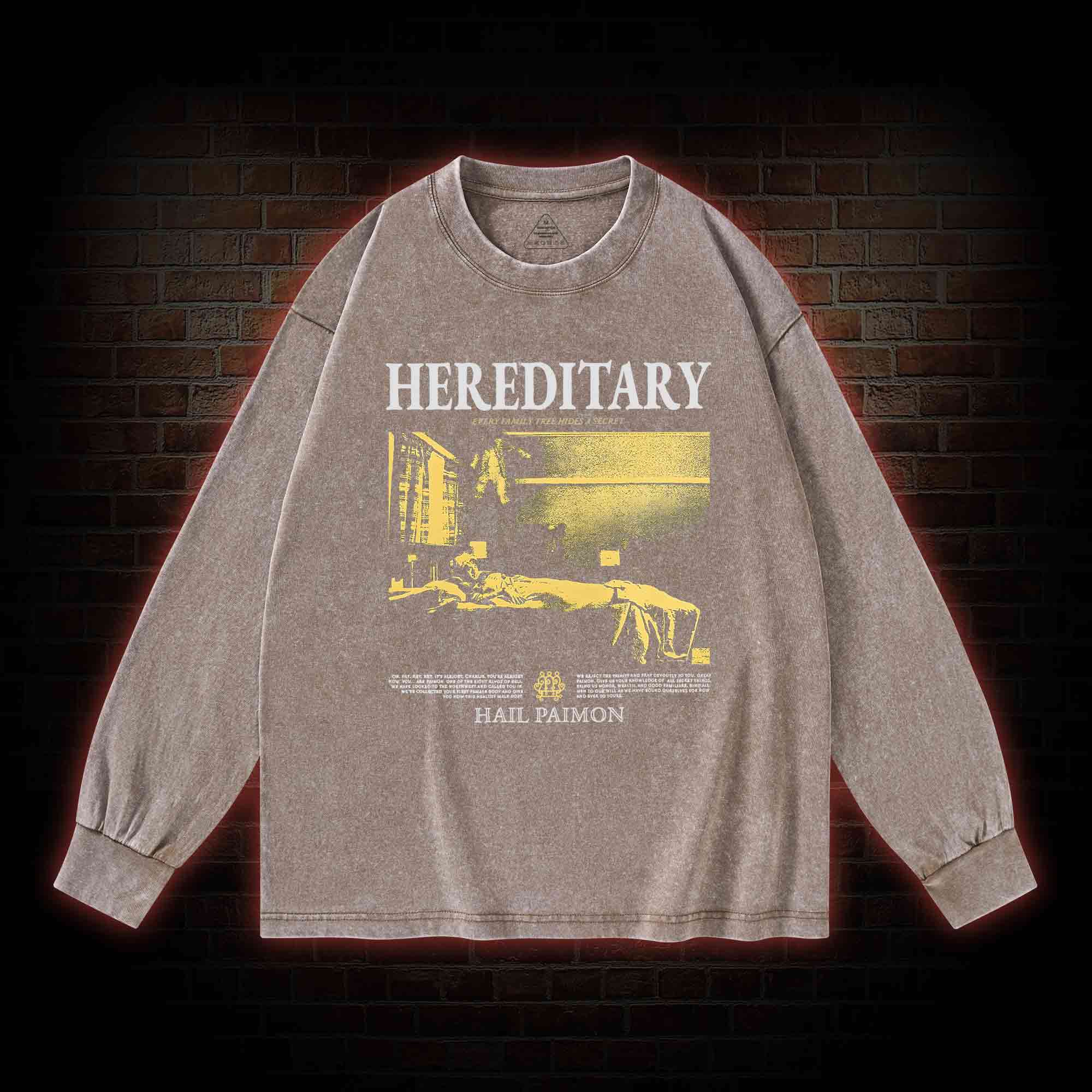 Every Family Tree Hides A Secret Washed Long-Sleeve T-shirt