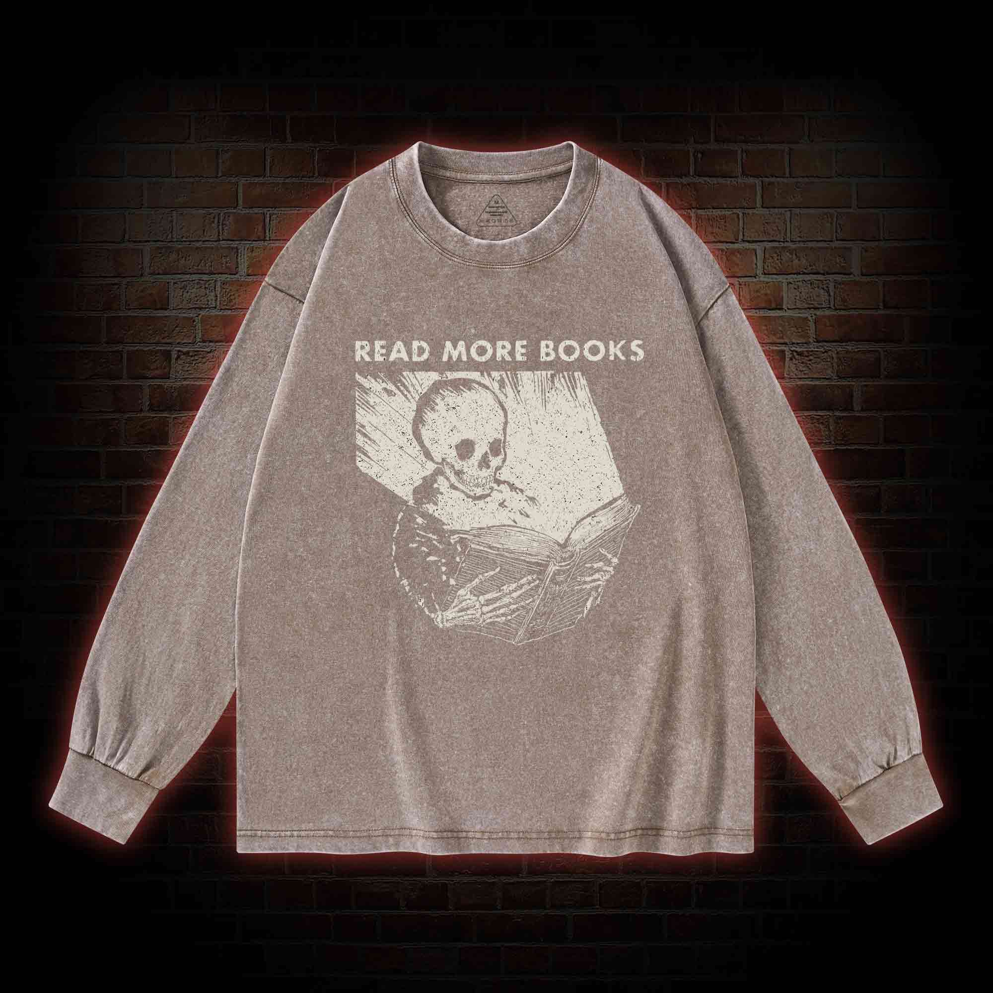 Read More Books Washed Long-Sleeve T-shirt