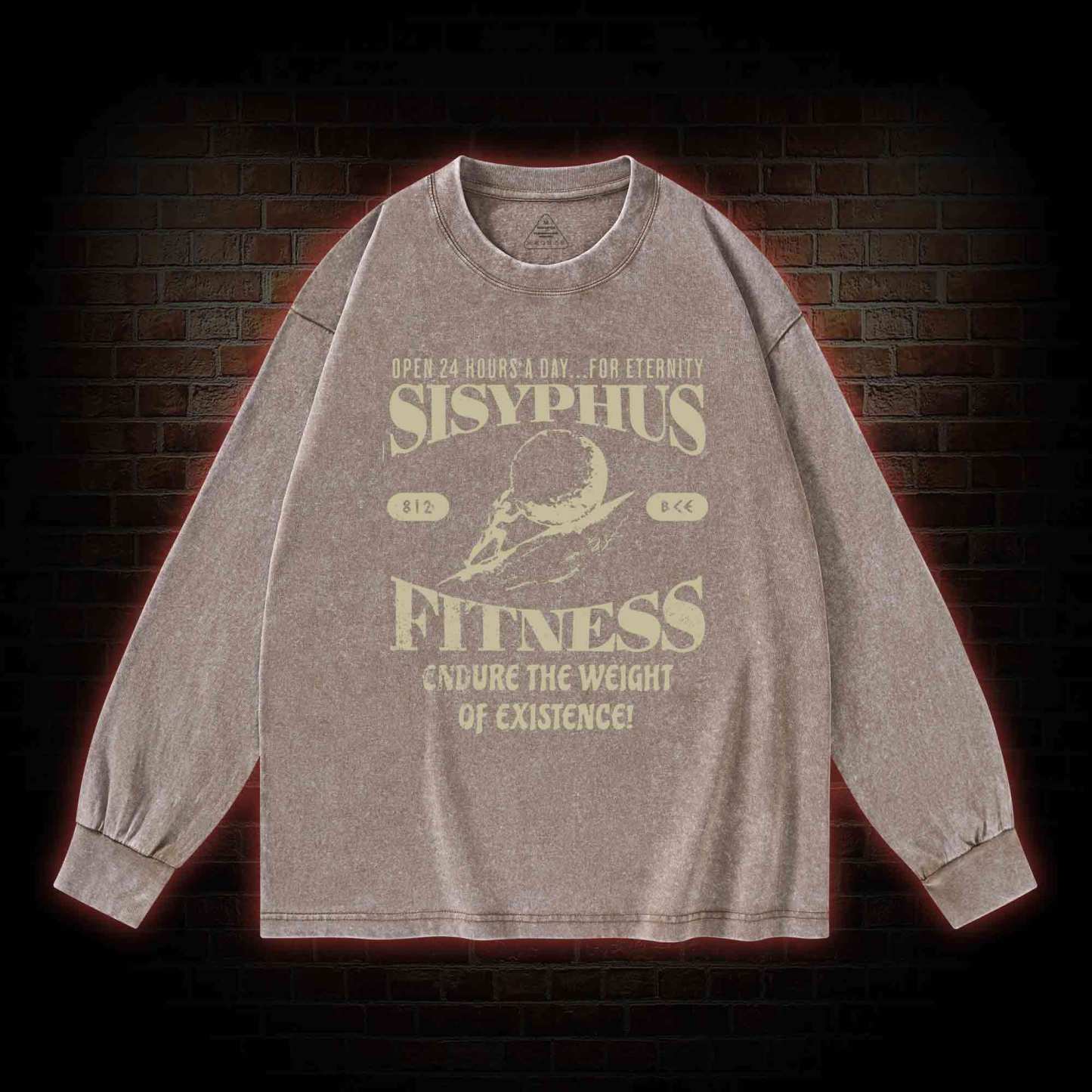 Sisyphus Fitness Washed Long-Sleeve T-shirt