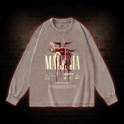 Cursed Goddess Washed Long-Sleeve T-shirt