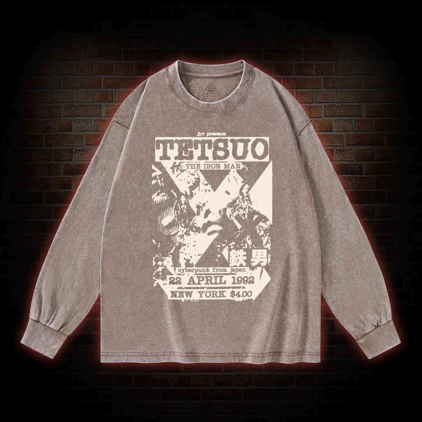 Mutate The Whole World into Metal Washed Long-Sleeve T-shirt
