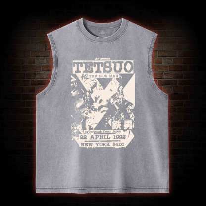 Mutate The Whole World into Metal Washed Tank Top