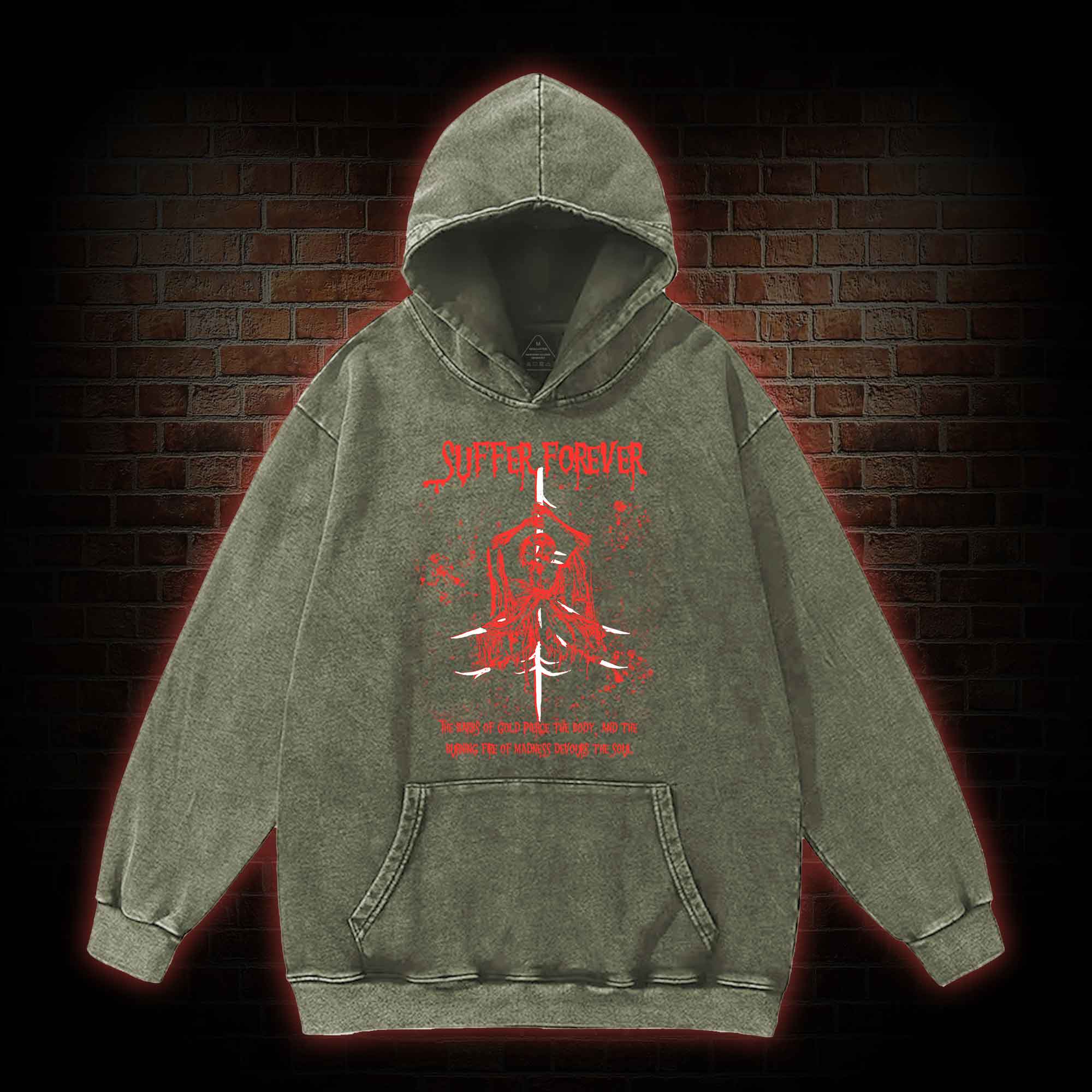 Endured More Than Enough Washed Hoodie