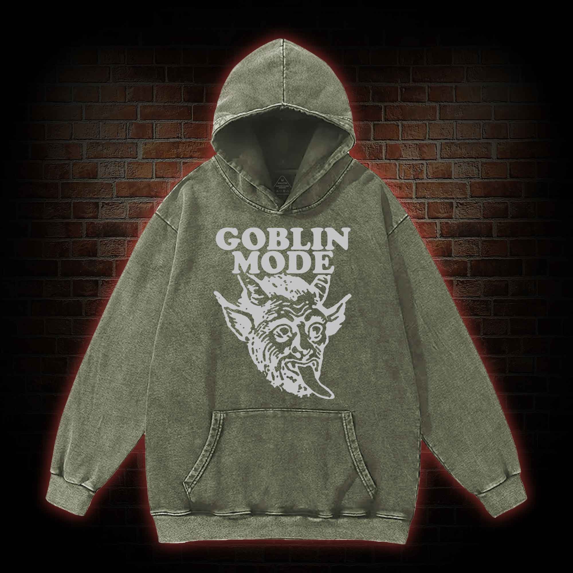Goblin Mode Washed Hoodie