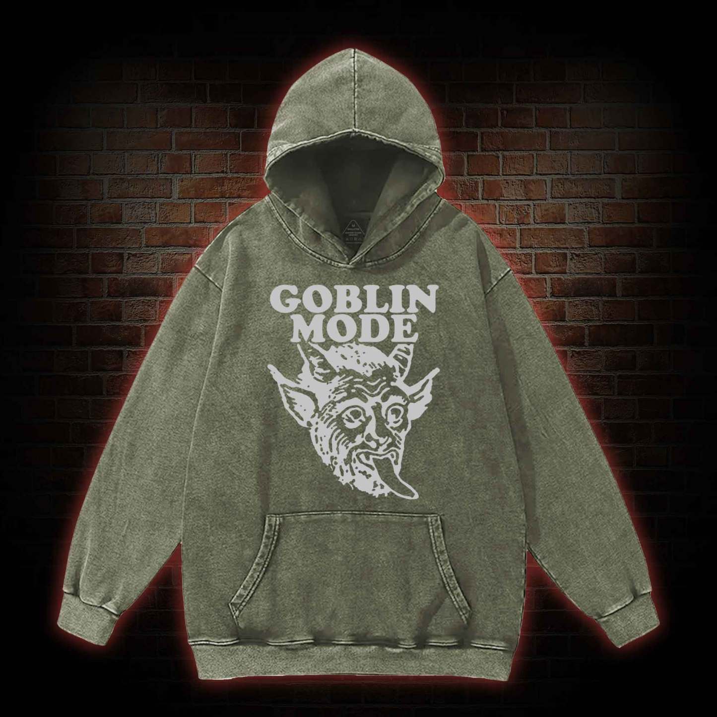 Goblin Mode Washed Hoodie