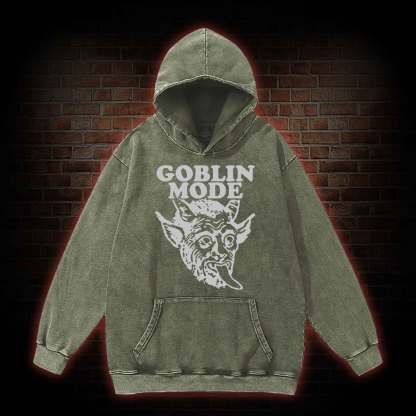 Goblin Mode Washed Hoodie