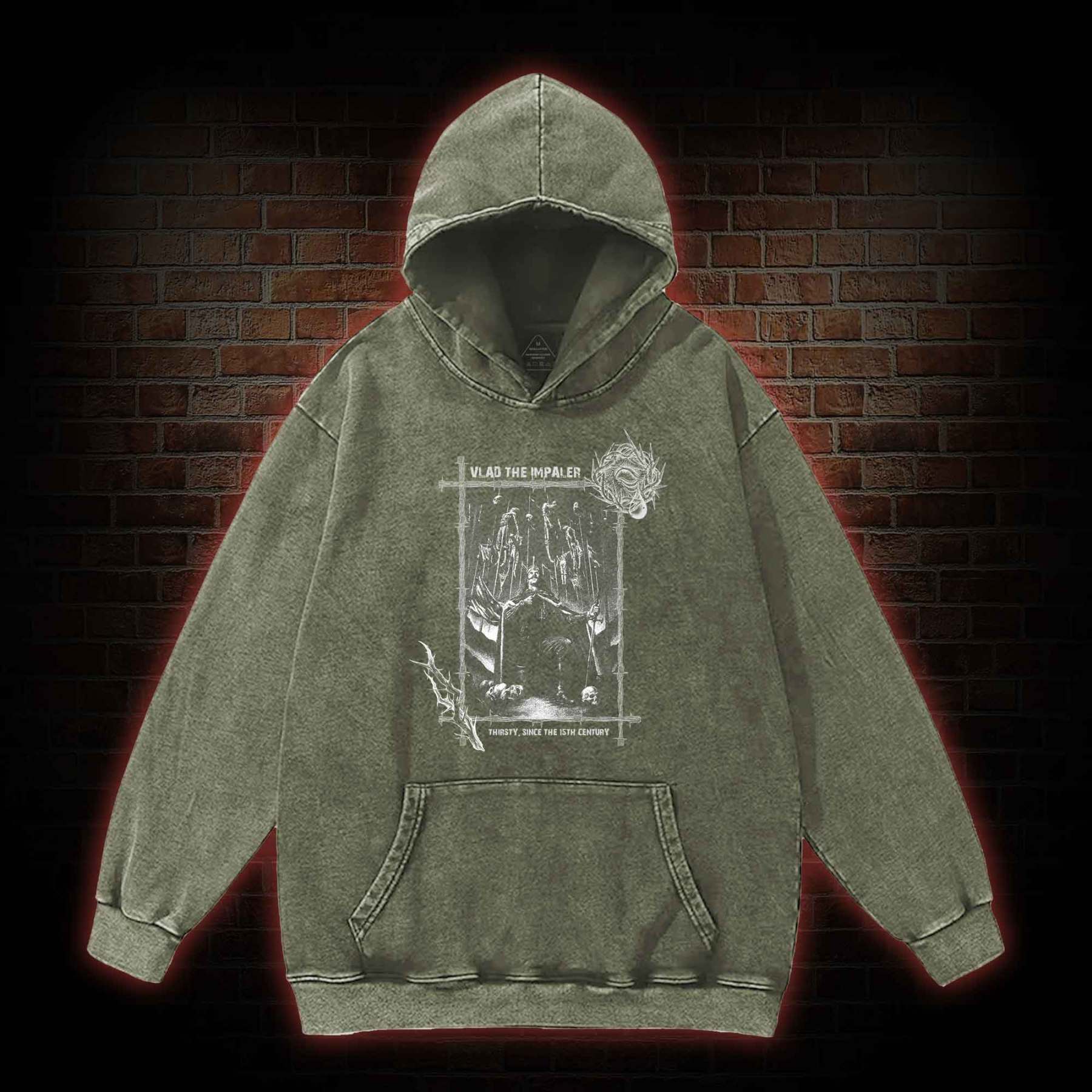 Vlad the Impaler Washed Hoodie