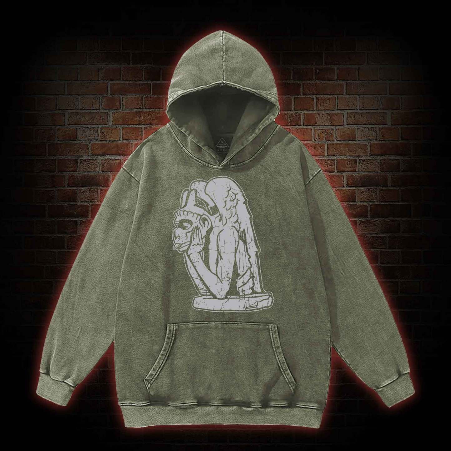 Gargoyle Washed Hoodie