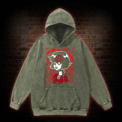 Spiral Curse Washed Hoodie