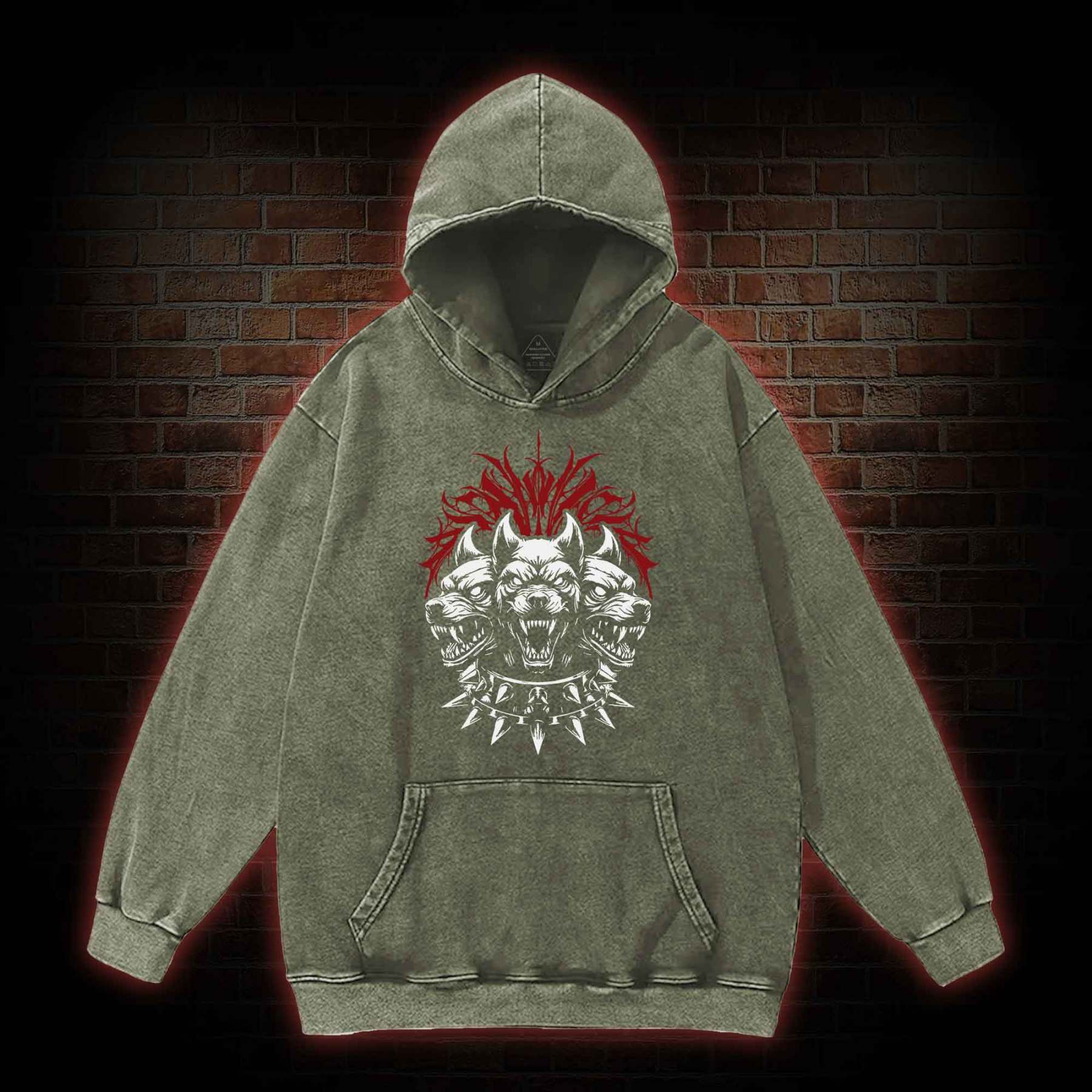 Hellhound Washed Hoodie