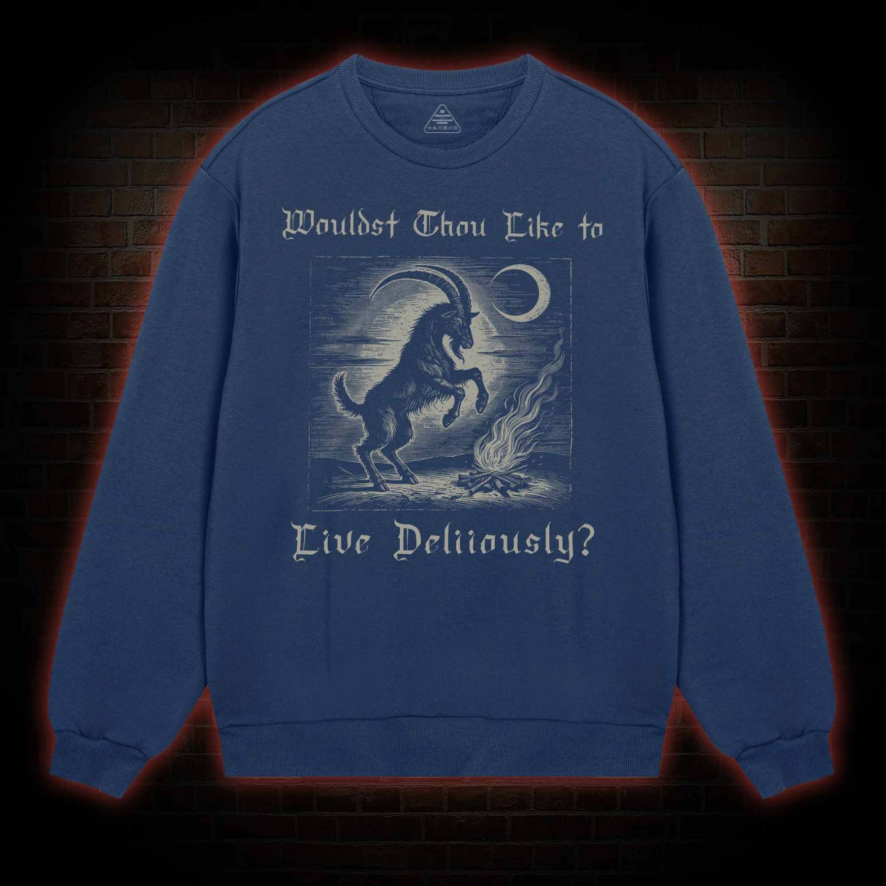 Live Deliciously Occult Sweatshirt