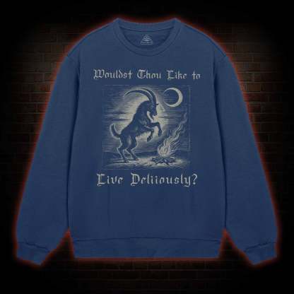 Live Deliciously Occult Sweatshirt