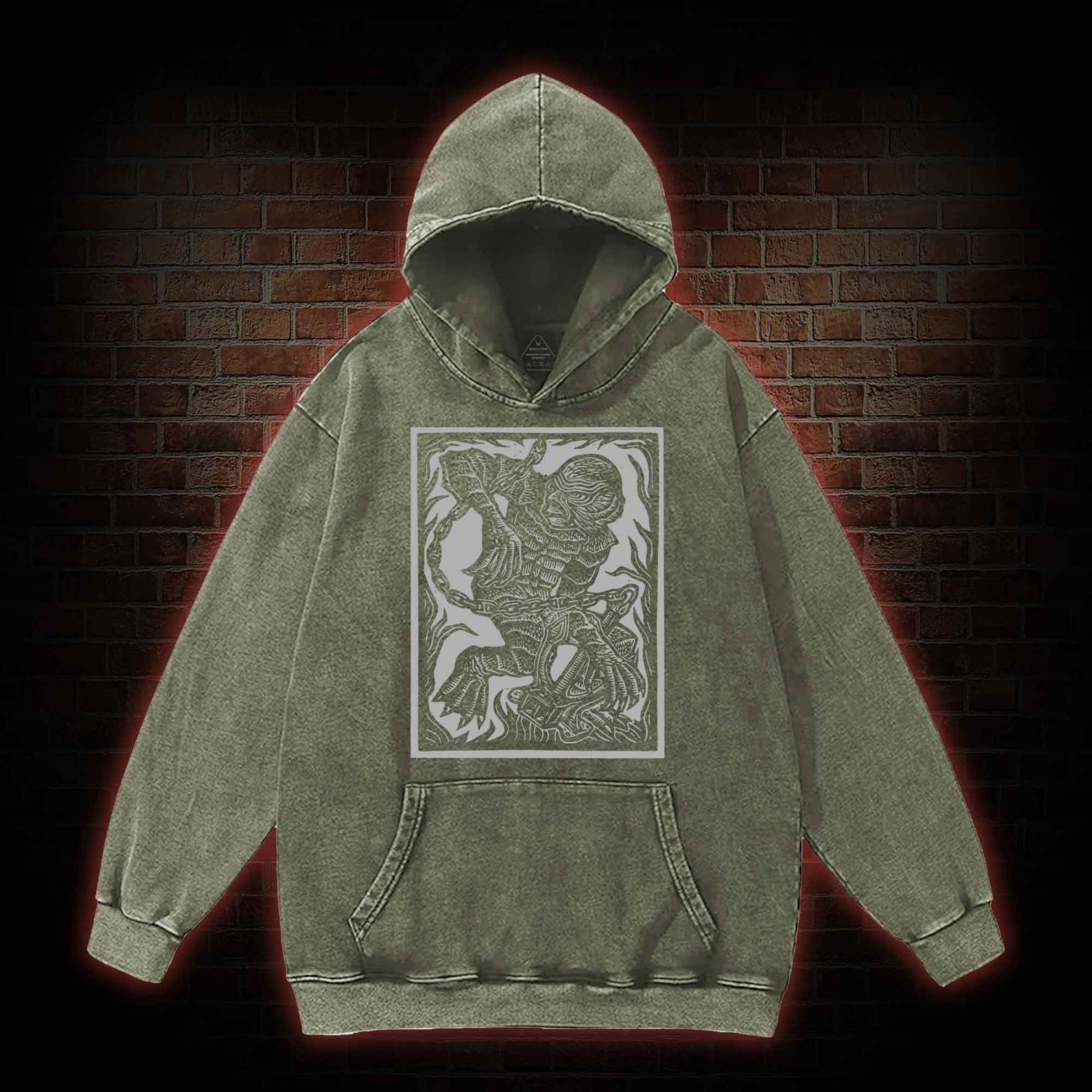 The Creature Washed Hoodie