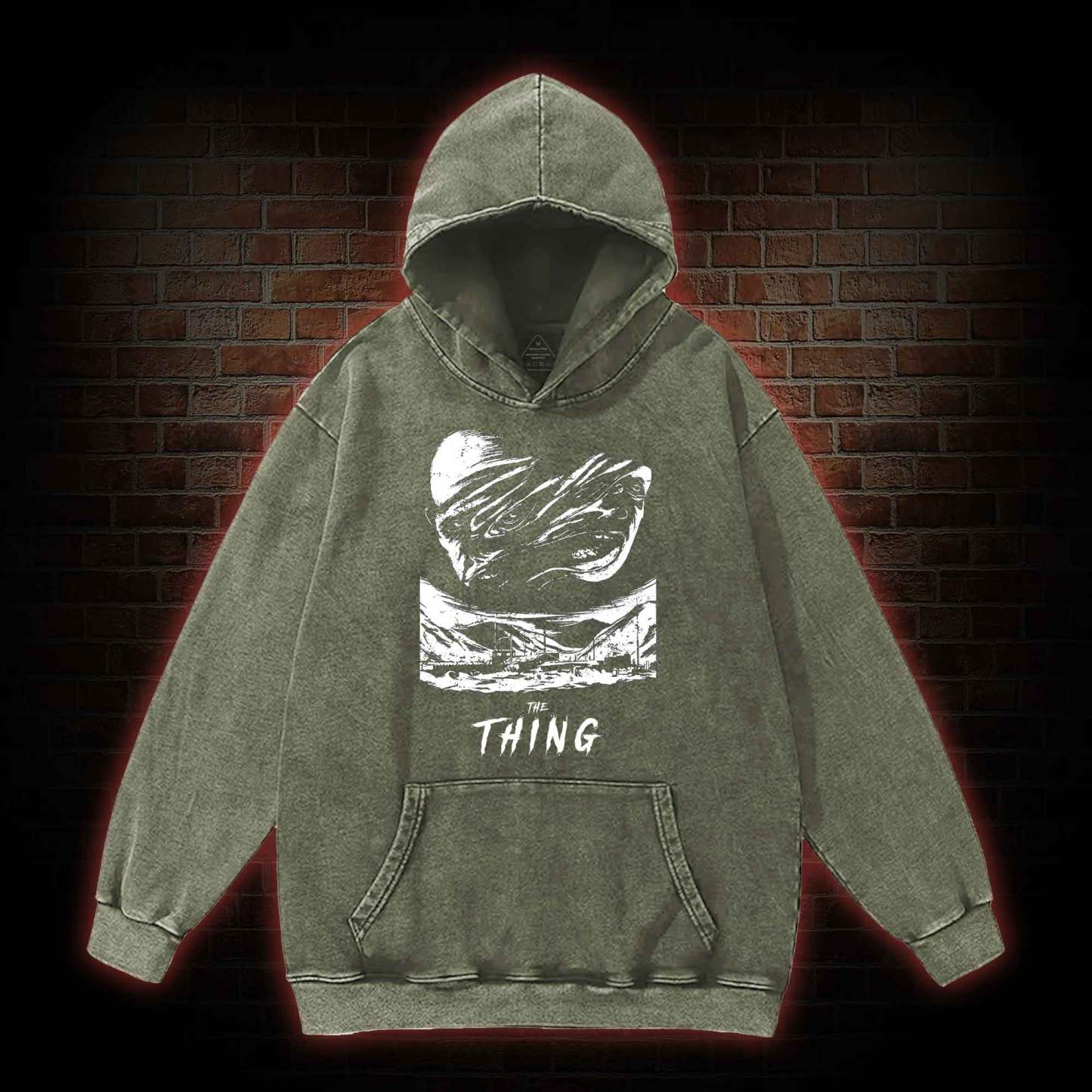 Flame First Ask Later Washed Hoodie