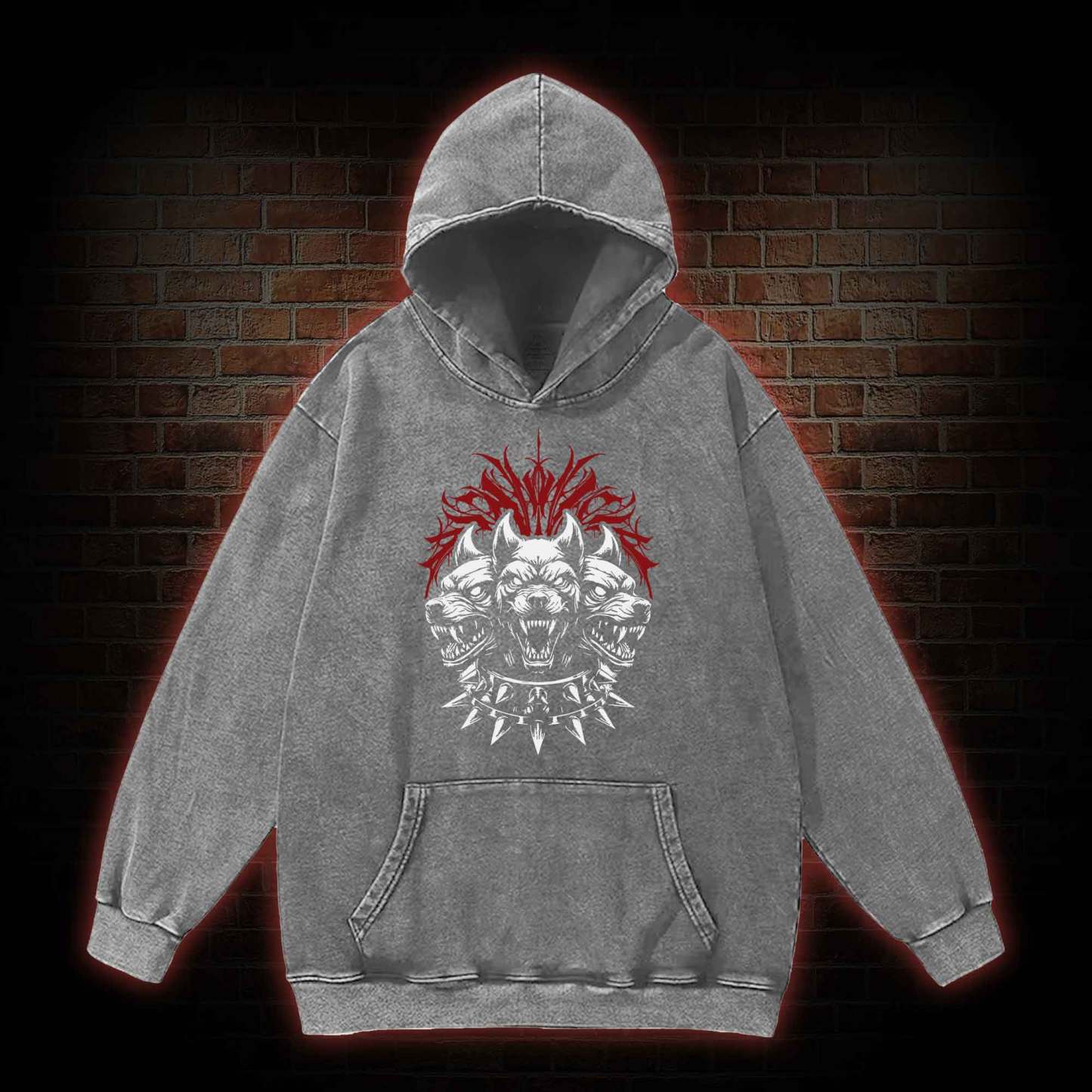 Hellhound Washed Hoodie