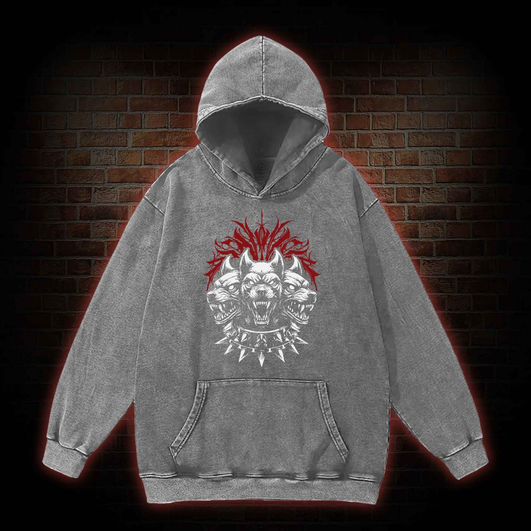 Hellhound Washed Hoodie