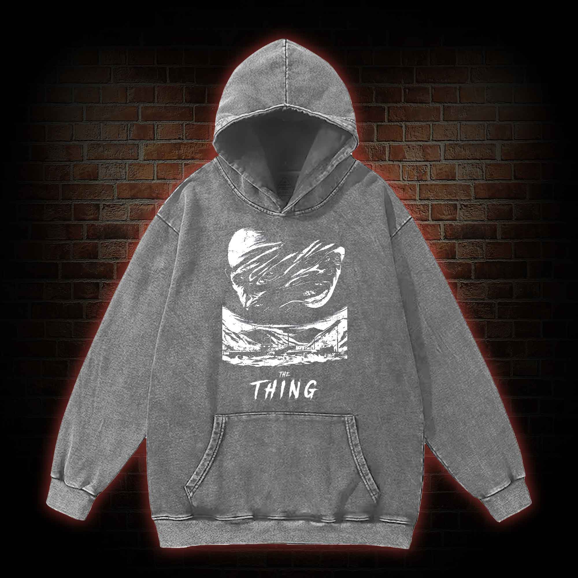 Flame First Ask Later Washed Hoodie