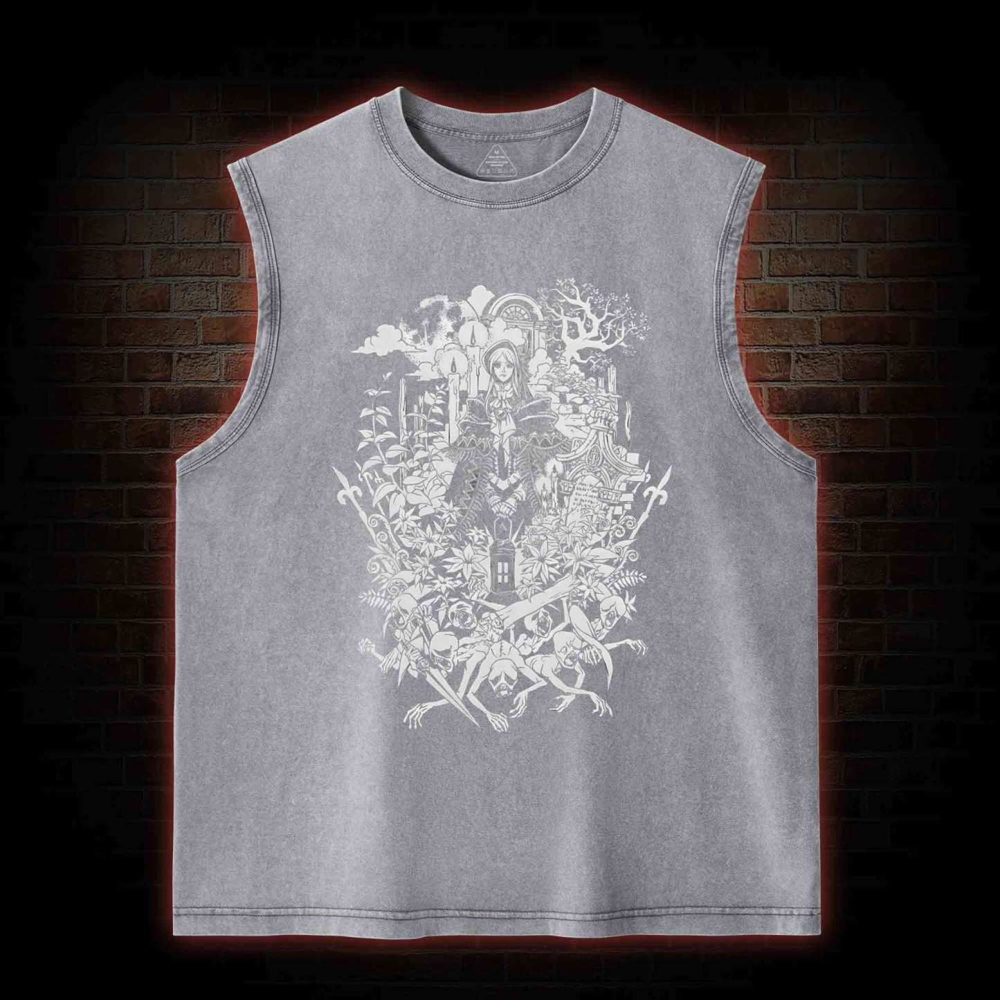 Hello Good Hunter Washed Tank Top