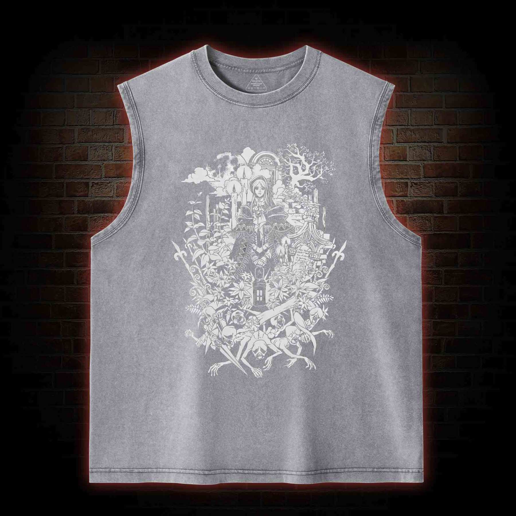 Hello Good Hunter Washed Tank Top