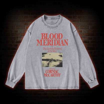 Blood Meridian Retro Washed Long-Sleeve T-shirt