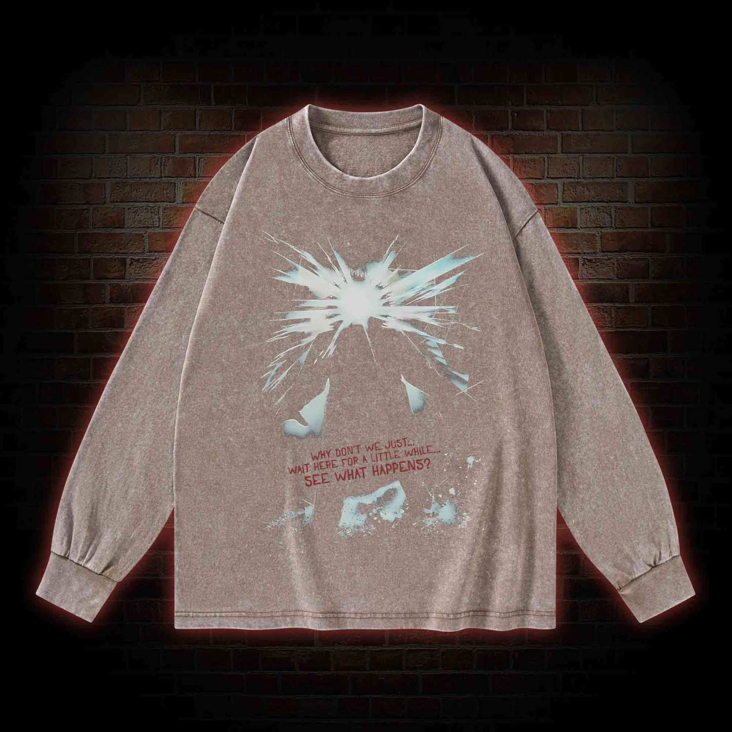 Retro The Thing Washed Long-Sleeve T-shirt