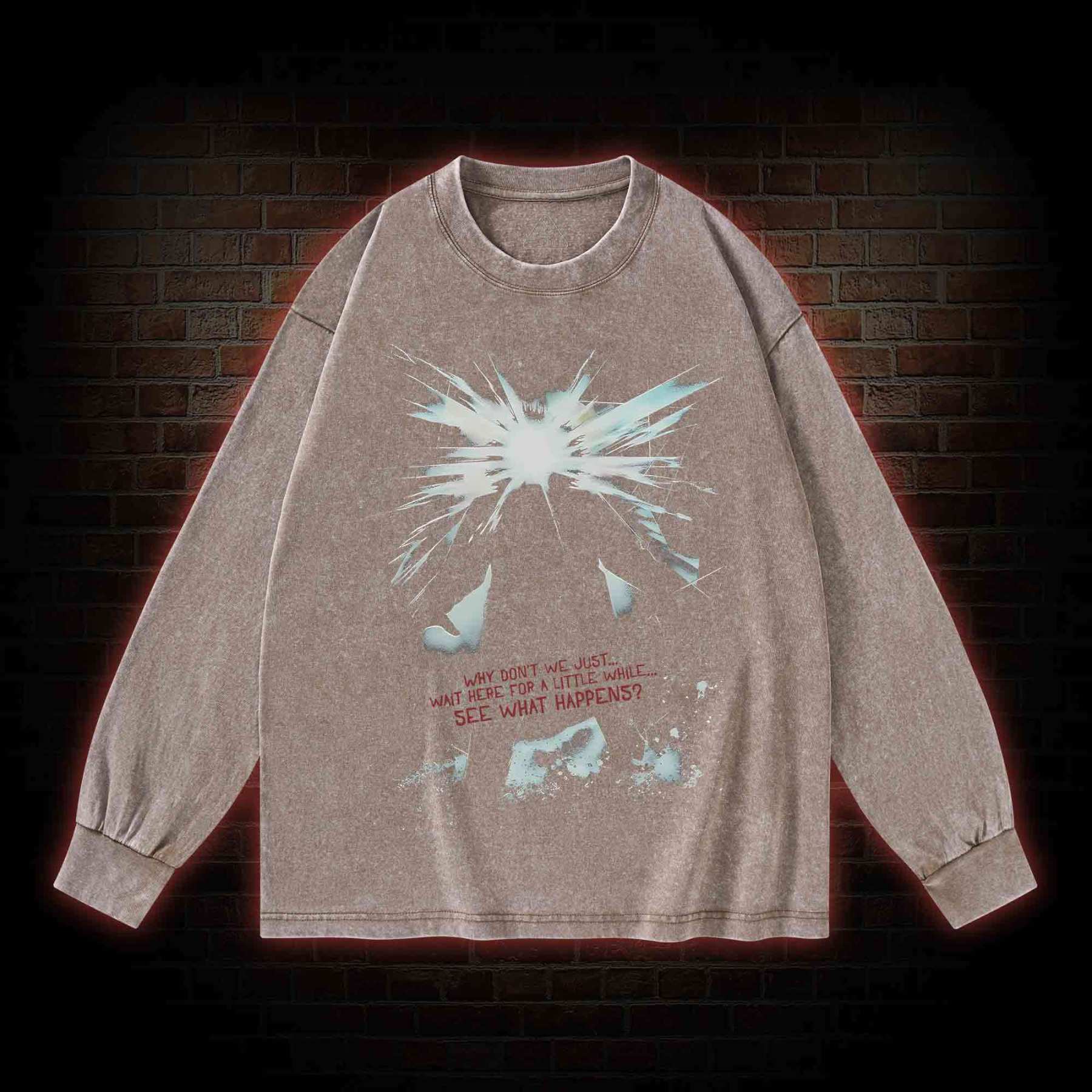 Retro The Thing Washed Long-Sleeve T-shirt
