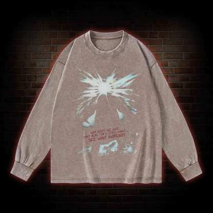 Retro The Thing Washed Long-Sleeve T-shirt