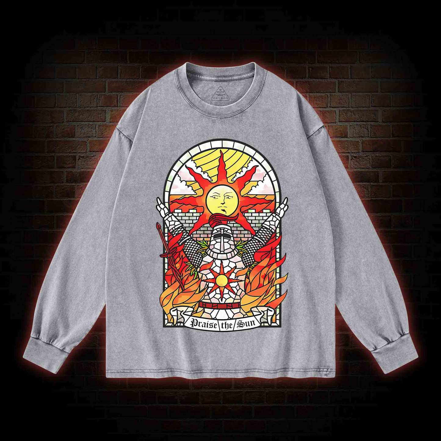 Praise the Sun Washed Long-Sleeve T-shirt