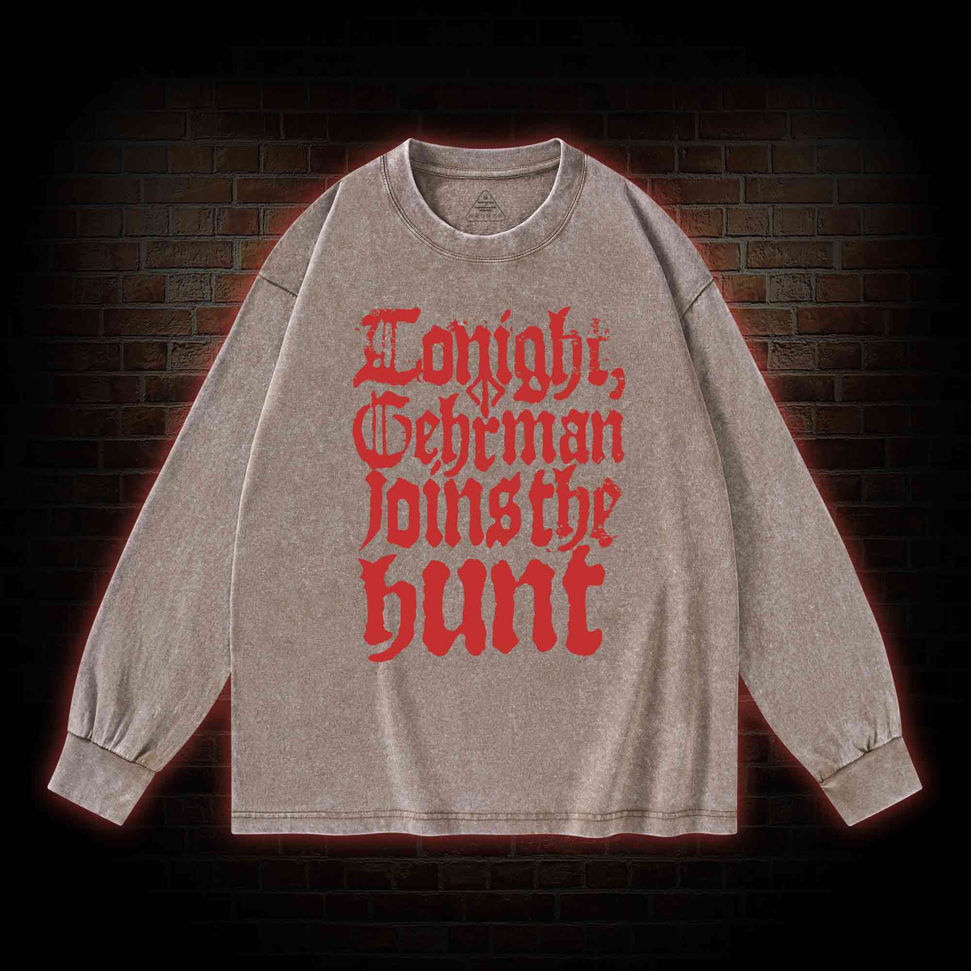 Gehrman Joins The Hunt Washed Long-Sleeve T-shirt