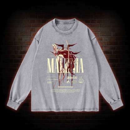 Cursed Goddess Washed Long-Sleeve T-shirt