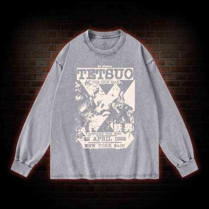 Mutate The Whole World into Metal Washed Long-Sleeve T-shirt